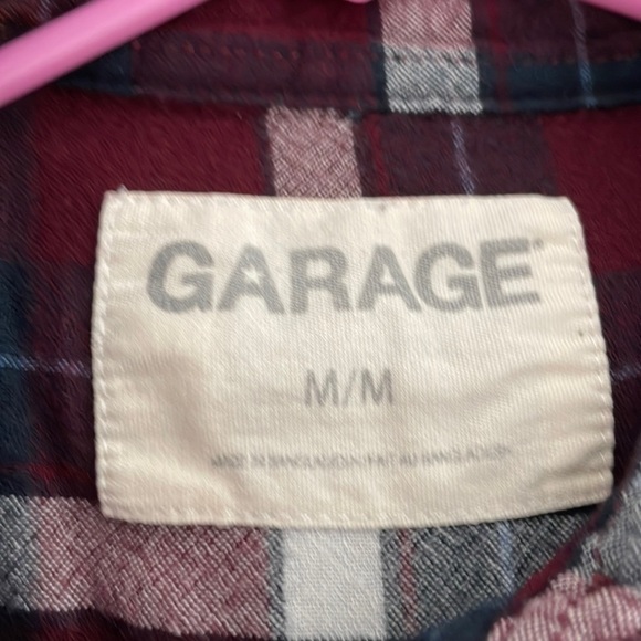 Bleached Ombre Flannel‎ Shirt - Picture 3 of 6